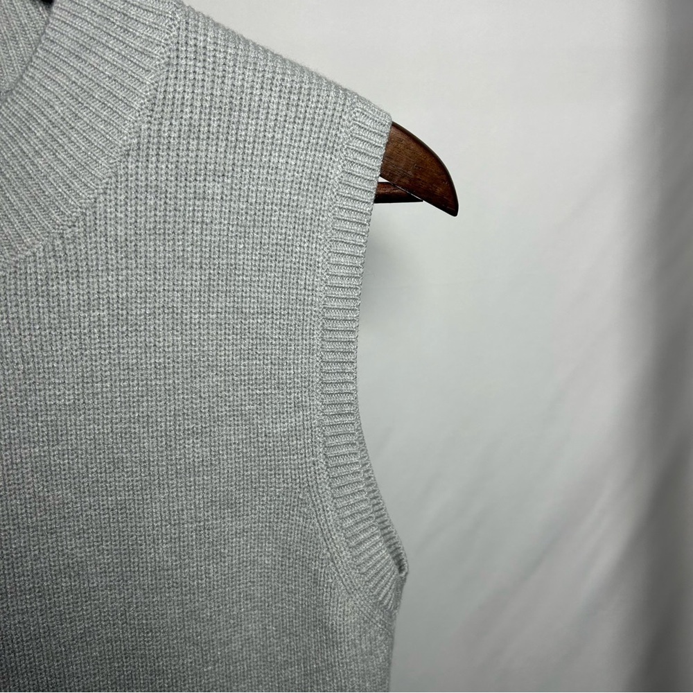 ANRABESS Women's Sleeveless Sweater Vest Sz Small in Grey - Picture 8 of 10